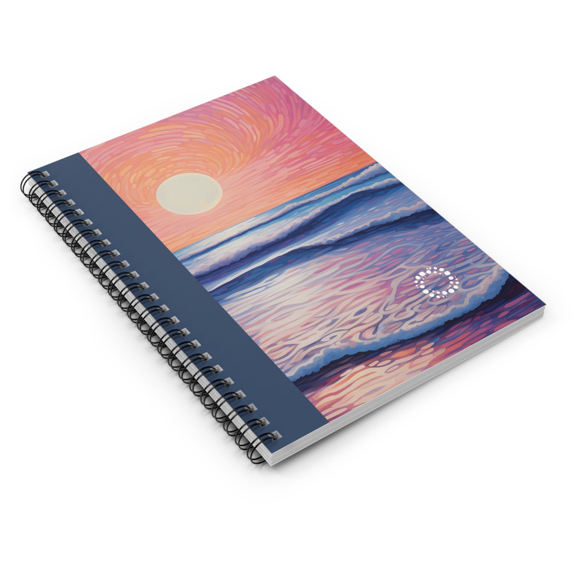Tidal Wire-O A5 Notebook - 120 lined pages