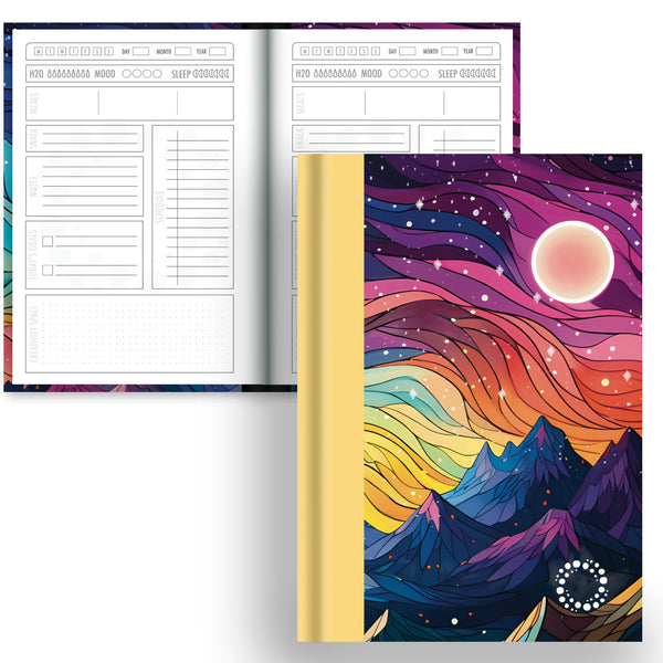Cosmic Wind - A5 Hardback Notebook - Daily Planner