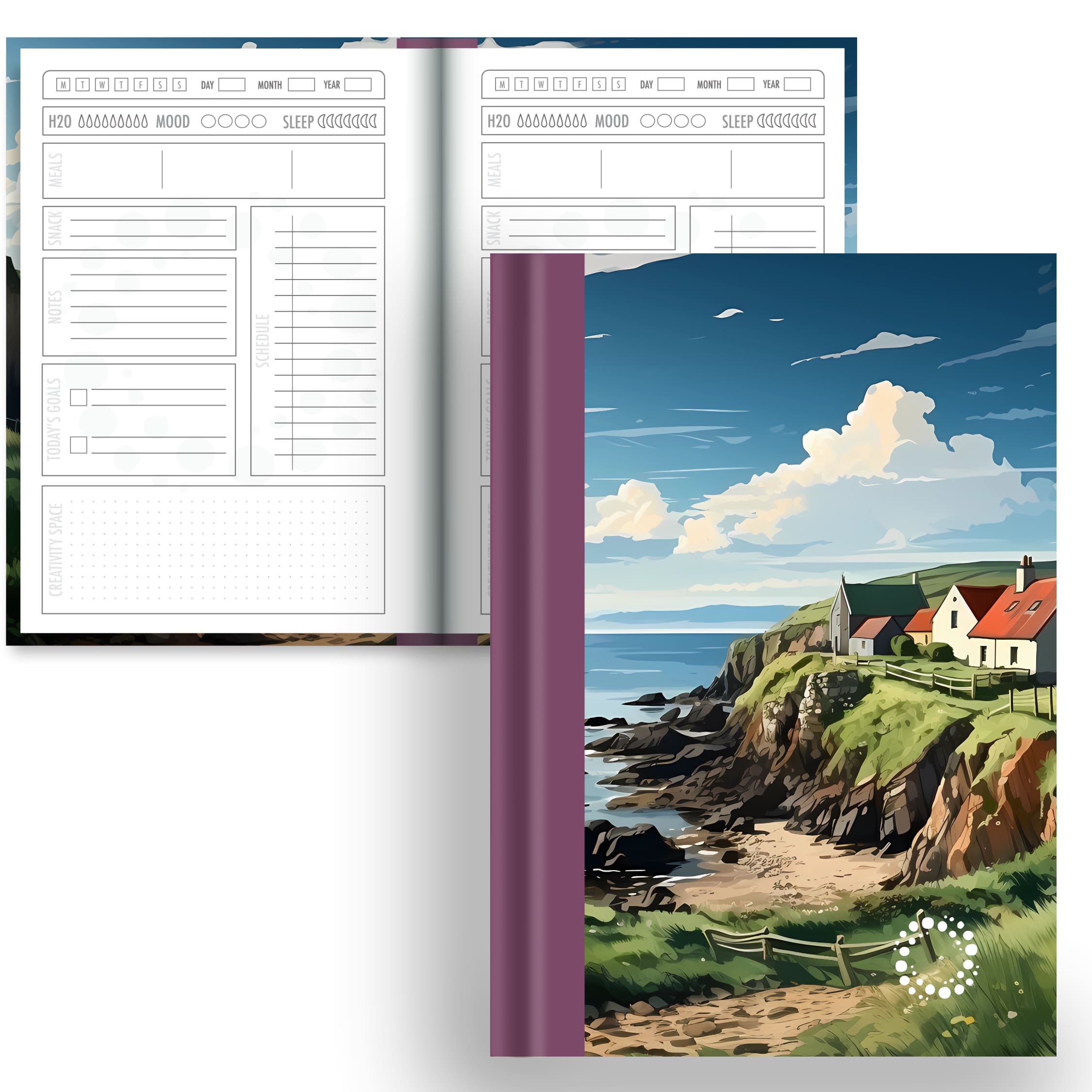 The Cove - A5 Hardback Notebook - Daily Planner