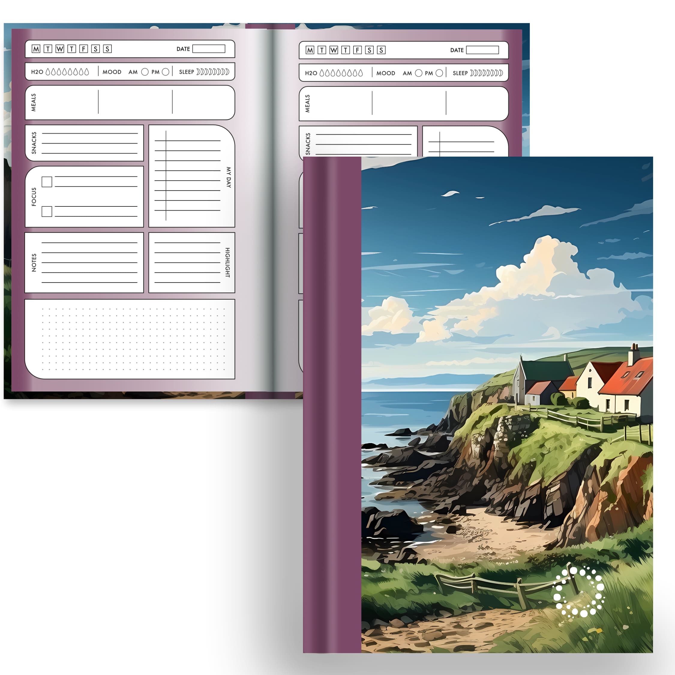 The Cove - A5 Hardback Notebook - Planner & Dot