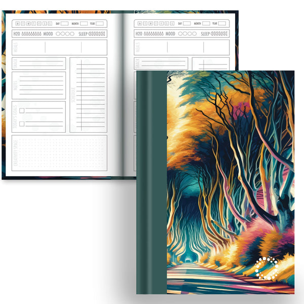 Dark Hedges - A5 Hardback Notebook - Daily Planner