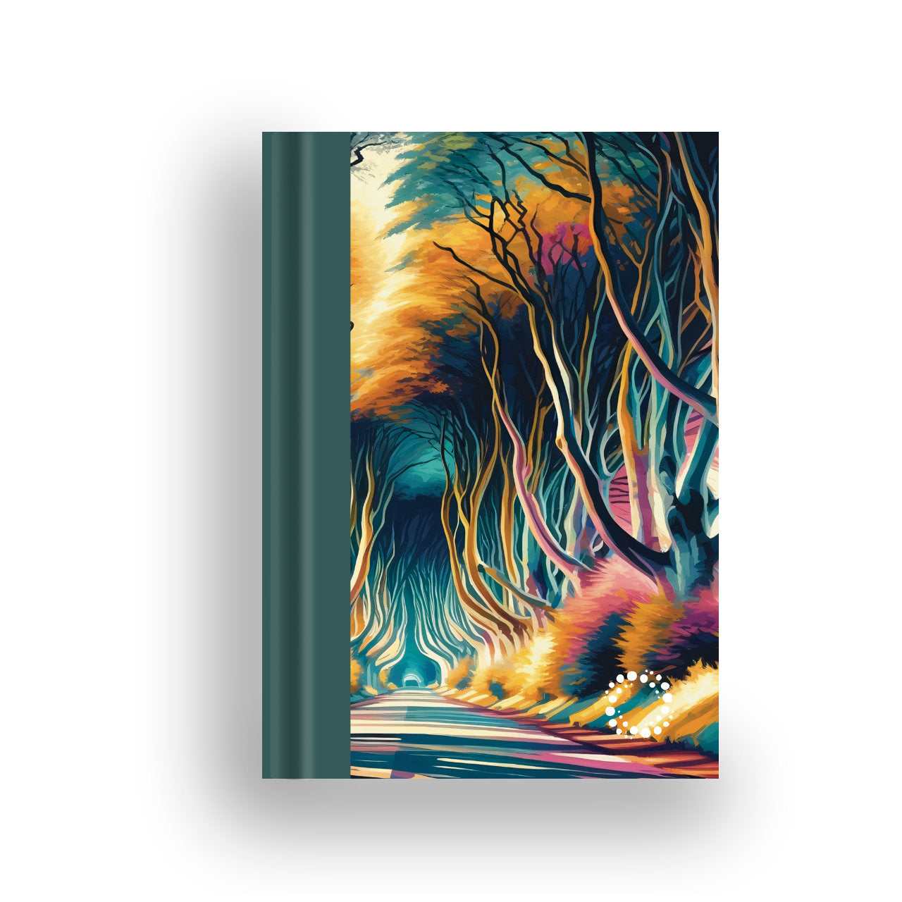 Dark Hedges - A5 Hardback Notebook - Dot Grid