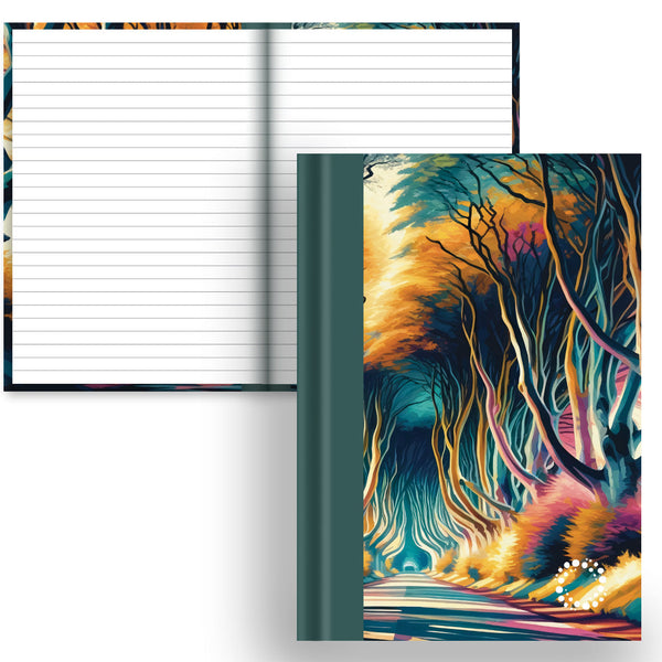 Dark Hedges - A5 Hardback Notebook - Lined Paper