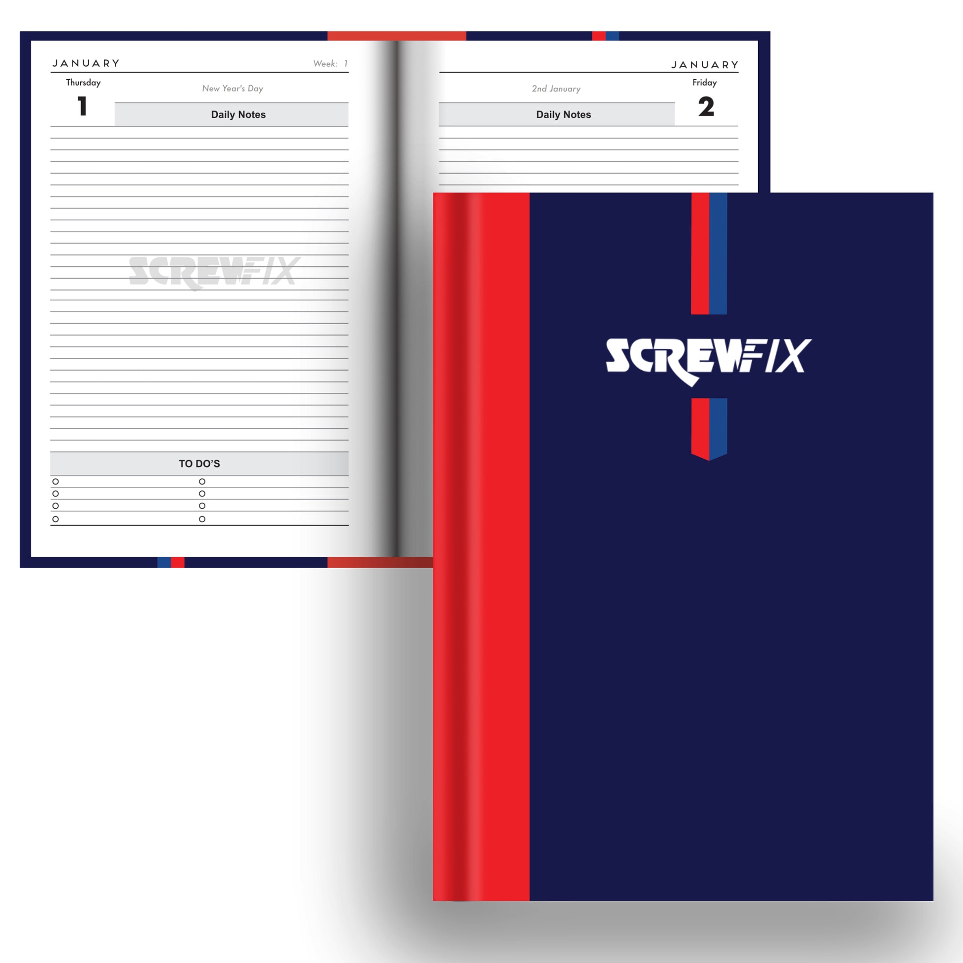 Screwfix  - 2026 A5 Managers Notebook