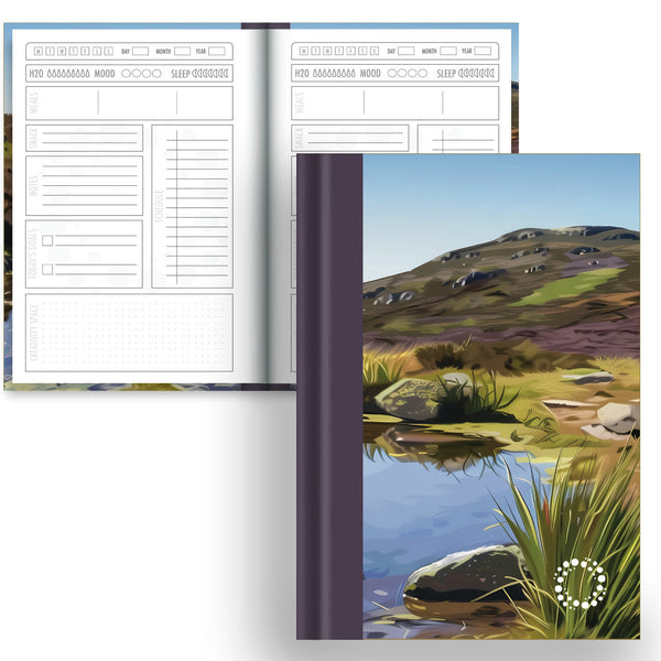 Heath - A5 Hardback Notebook - Daily Planner