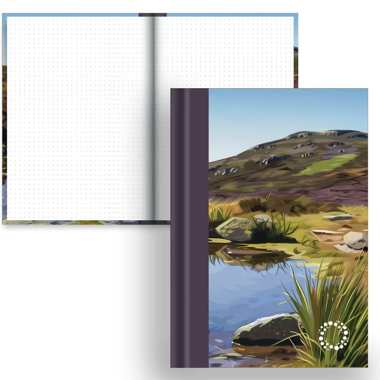 Heath - A5 Hardback Notebook - Dot Grid