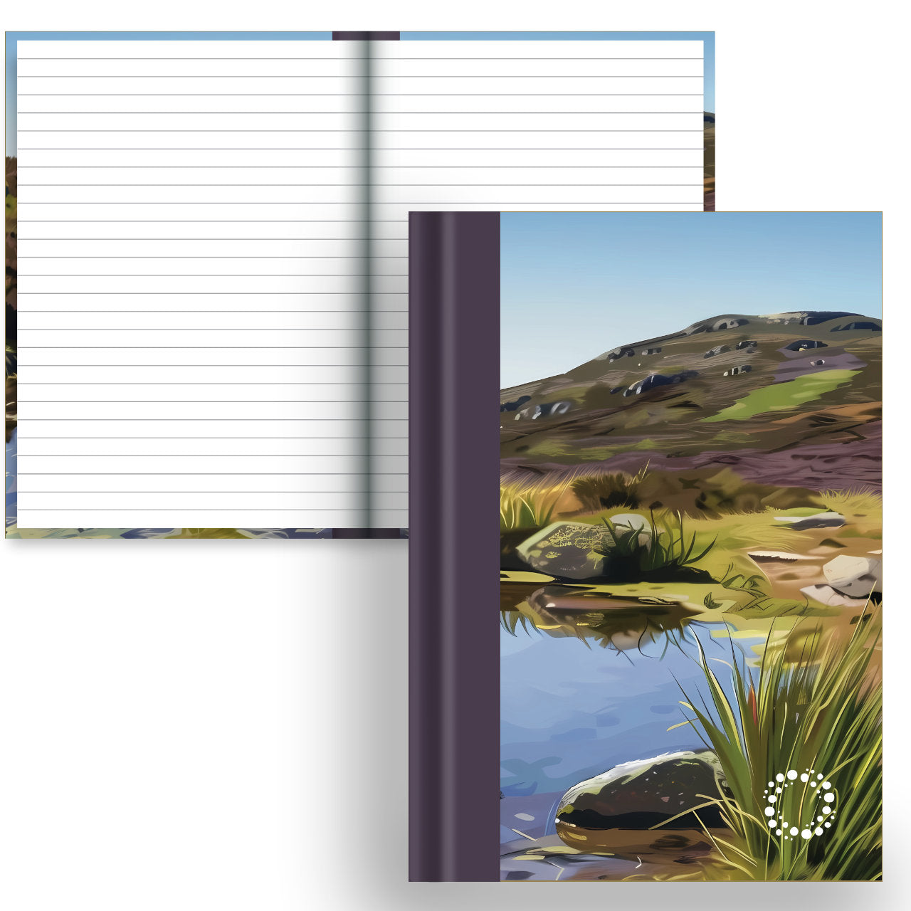 Heath - A5 Hardback Notebook - Lined Paper