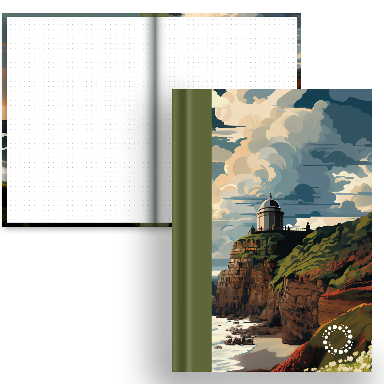 Mussenden - A5 Hardback Notebook - Dot Grid