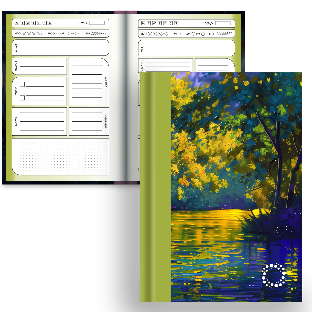 Shannon - A5 Hardback Notebook - Planner & Dot