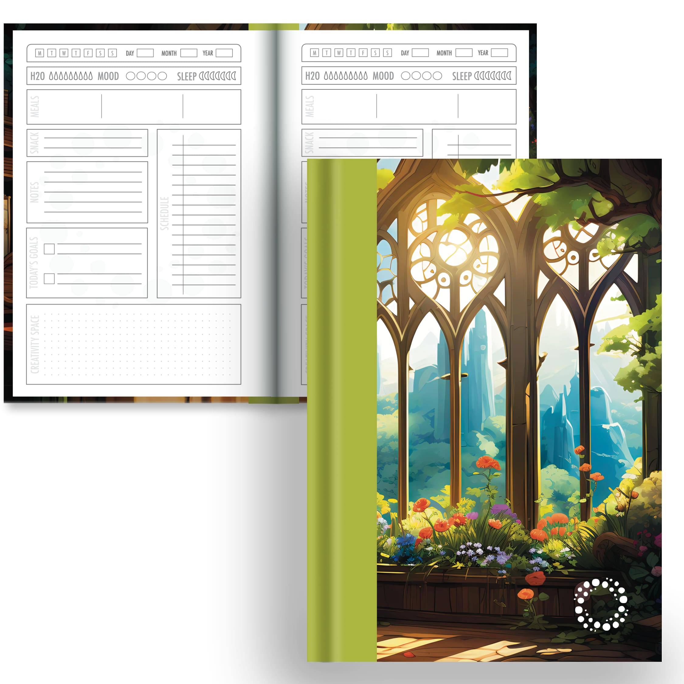 Solarium - A5 Hardback Notebook - Daily Planner