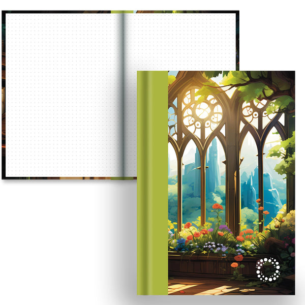 Solarium - A5 Hardback Notebook - Dot Grid