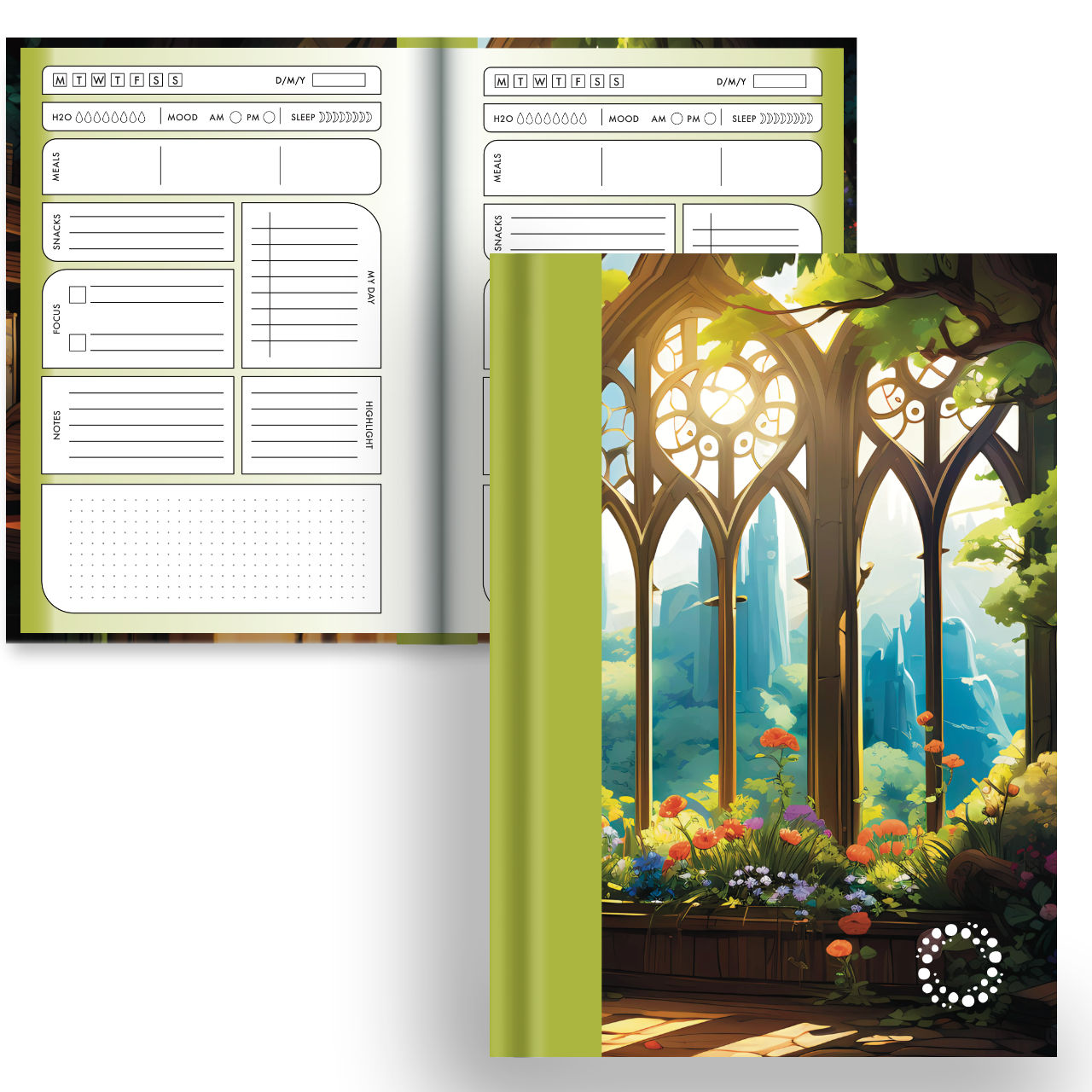Solarium - A5 Hardback Notebook - Planner & Dot