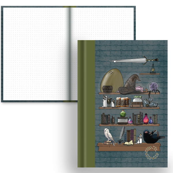 Spellbound - A5 Hardback Notebook - Dot Grid