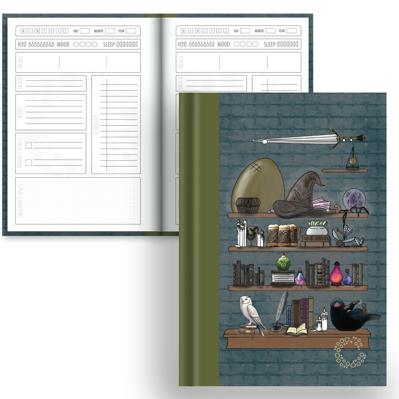 Spellbound - A5 Hardback Notebook - Daily Planner