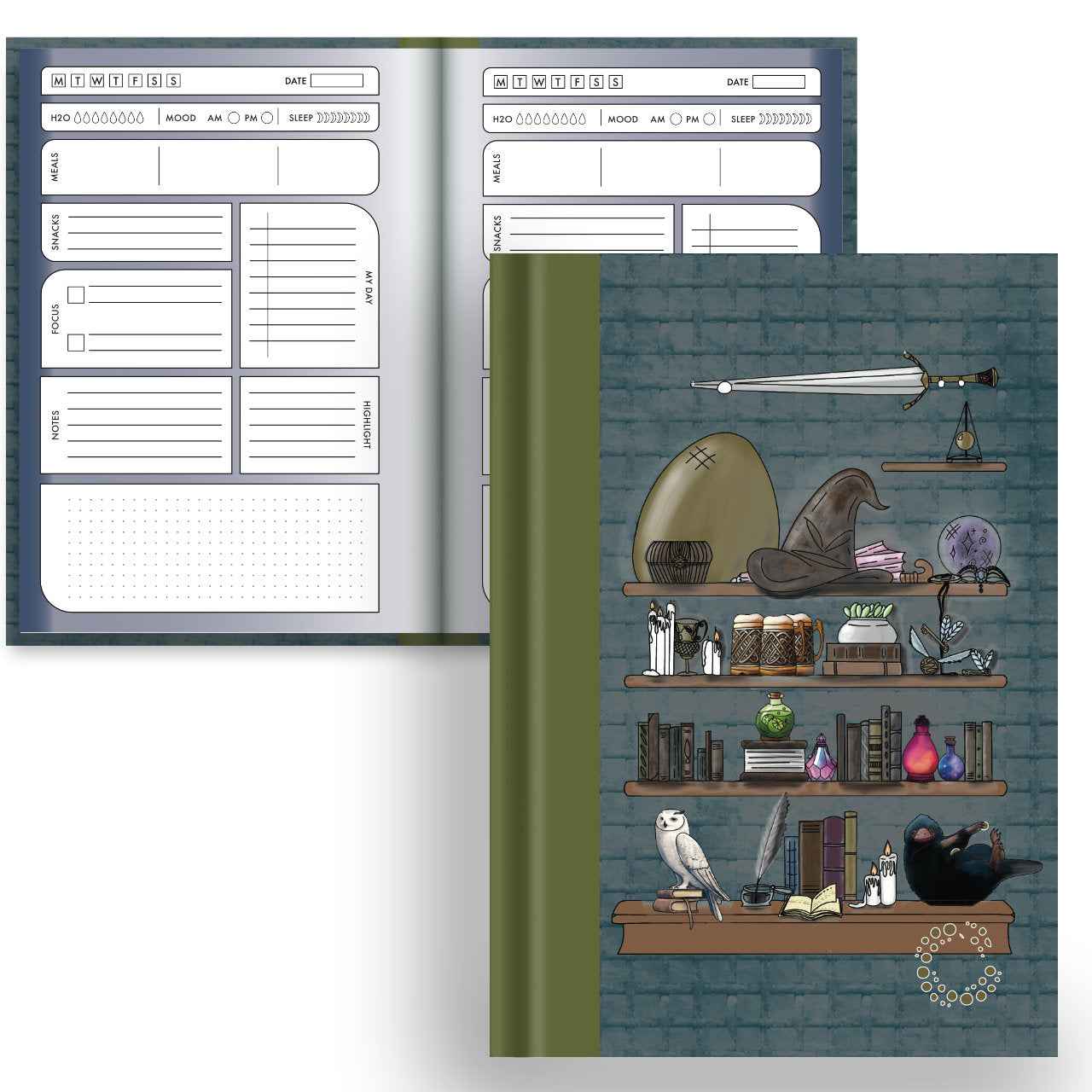 Spellbound - A5 Hardback Notebook - Planner & Dot