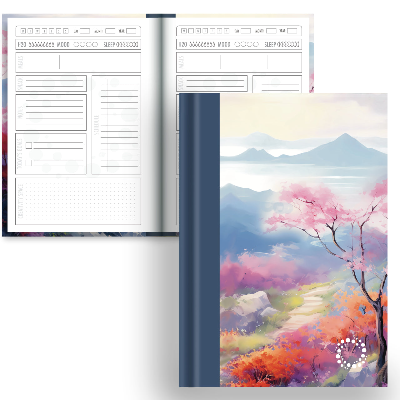 Zen - A5 Hardback Notebook - Daily Planner