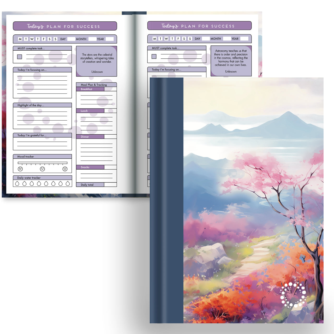Zen - A5 Hardback Notebook - Motivational Planner