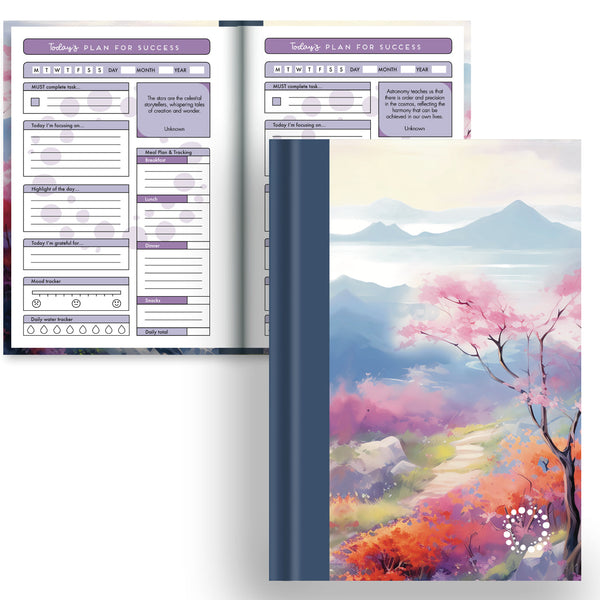 Zen - A5 Hardback Notebook - Motivational Planner