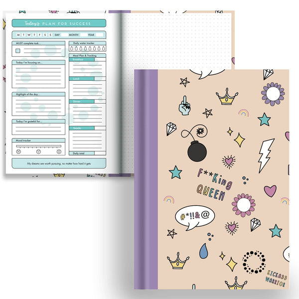Inner Fire — Prude - A5 Hardback Notebook - Affirmation Planner