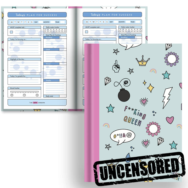 Inner Fire — Rude - A5 Hardback Notebook - Affirmation Planner