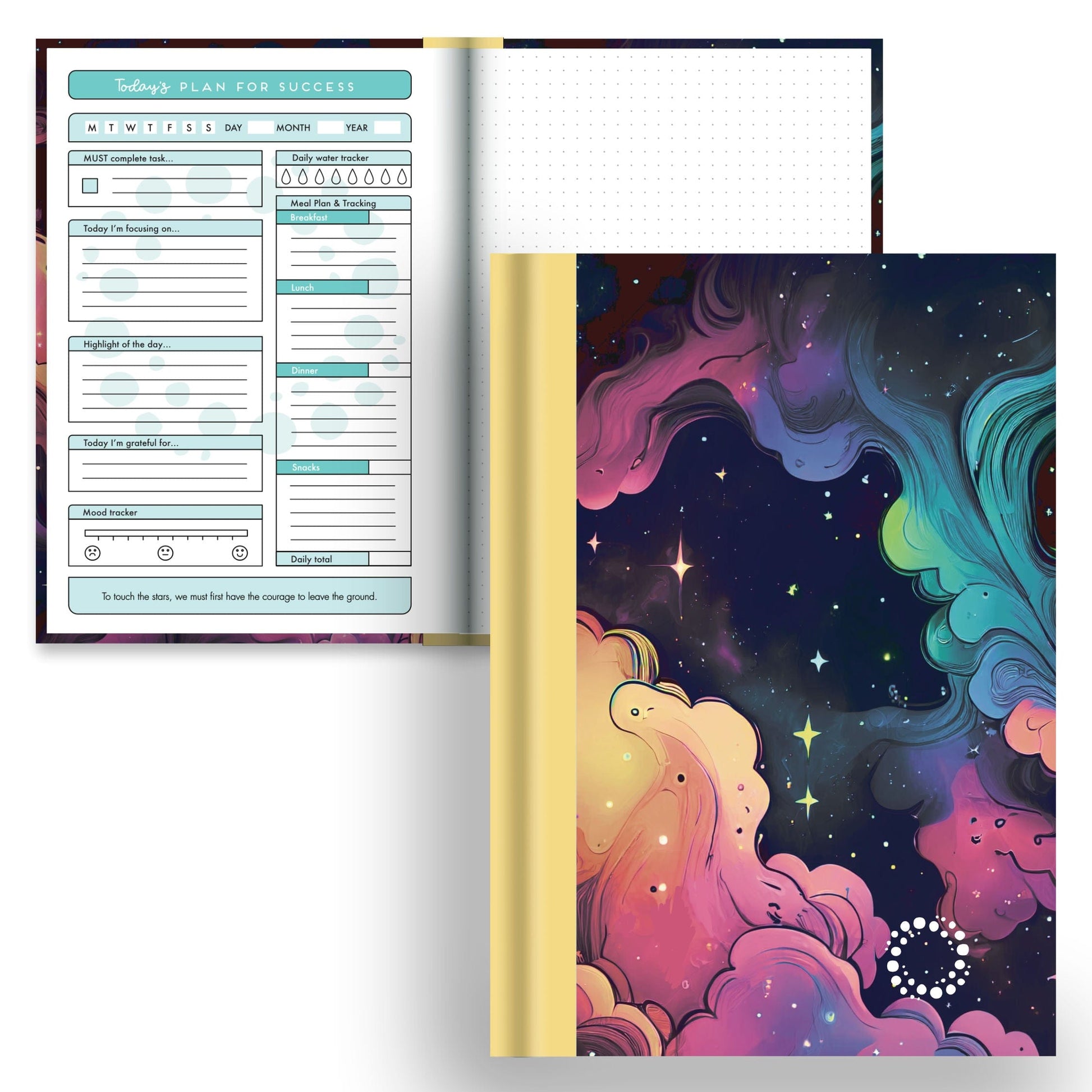 Nebula - A5 Hardback Notebook - Affirmation Planner
