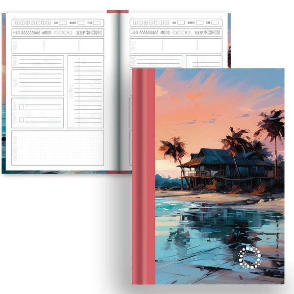 Atoll - A5 Hardback Notebook - Daily Planner