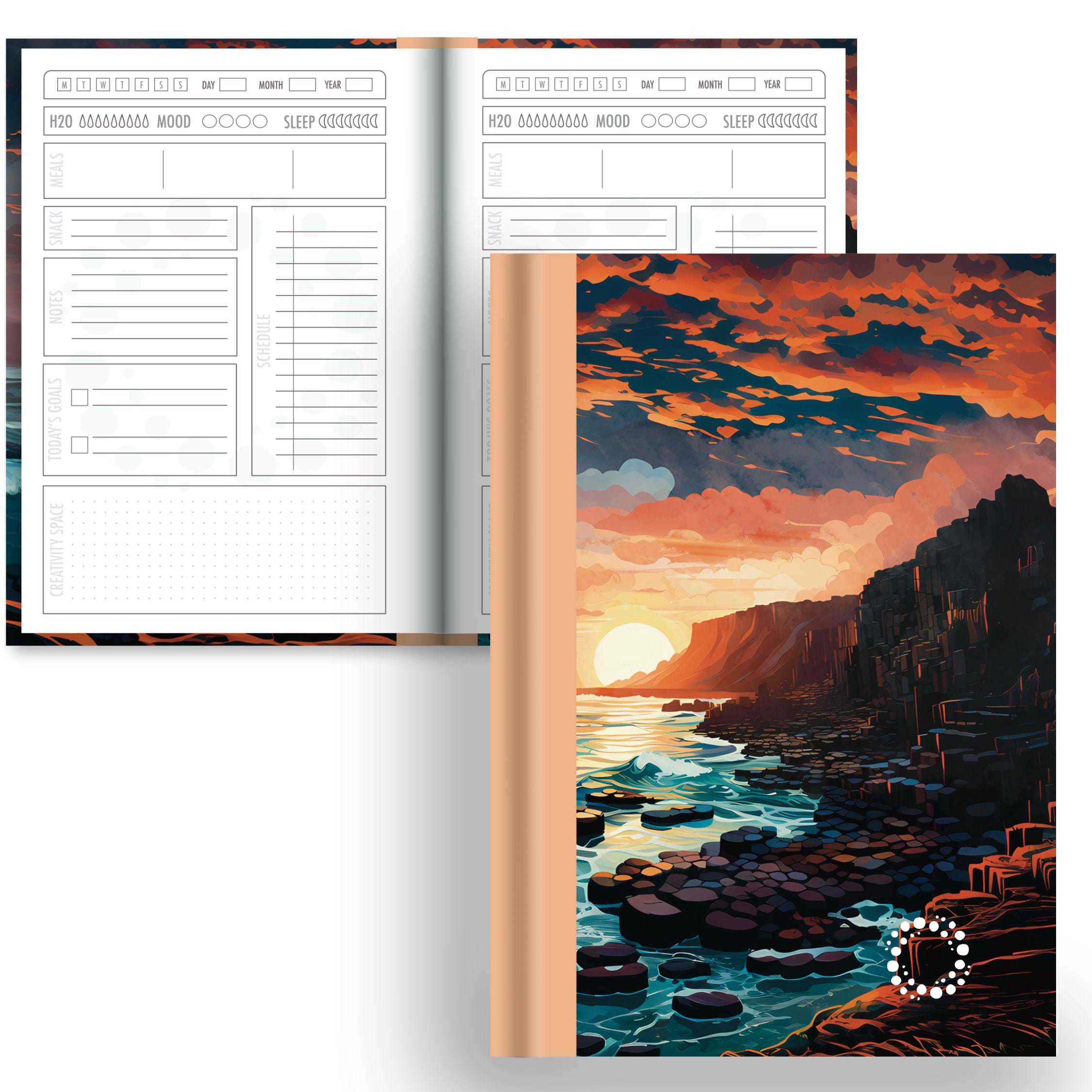 Causeway - A5 Hardback Notebook - Daily Planner