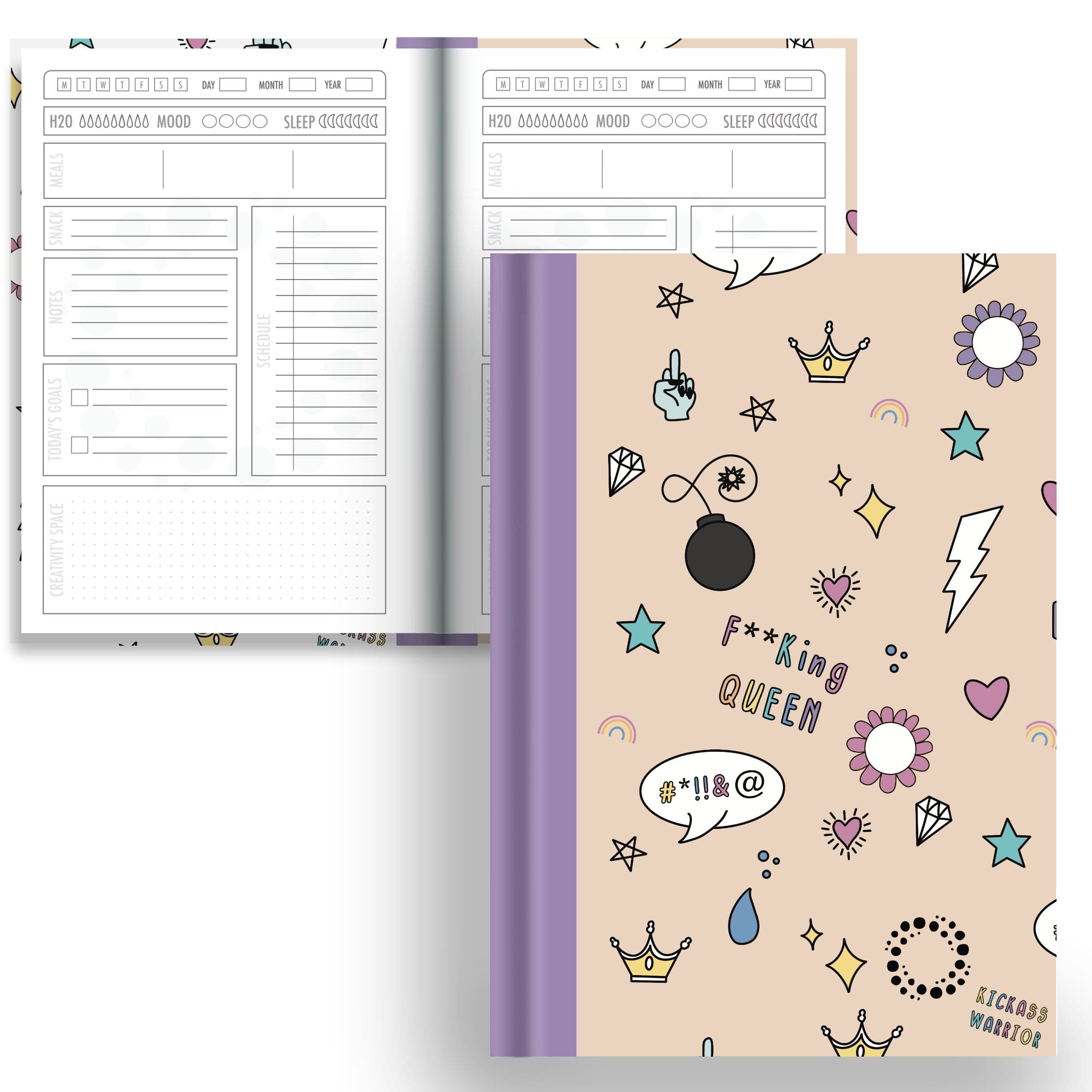 Inner Fire — Prude - A5 Hardback Notebook - Daily Planner