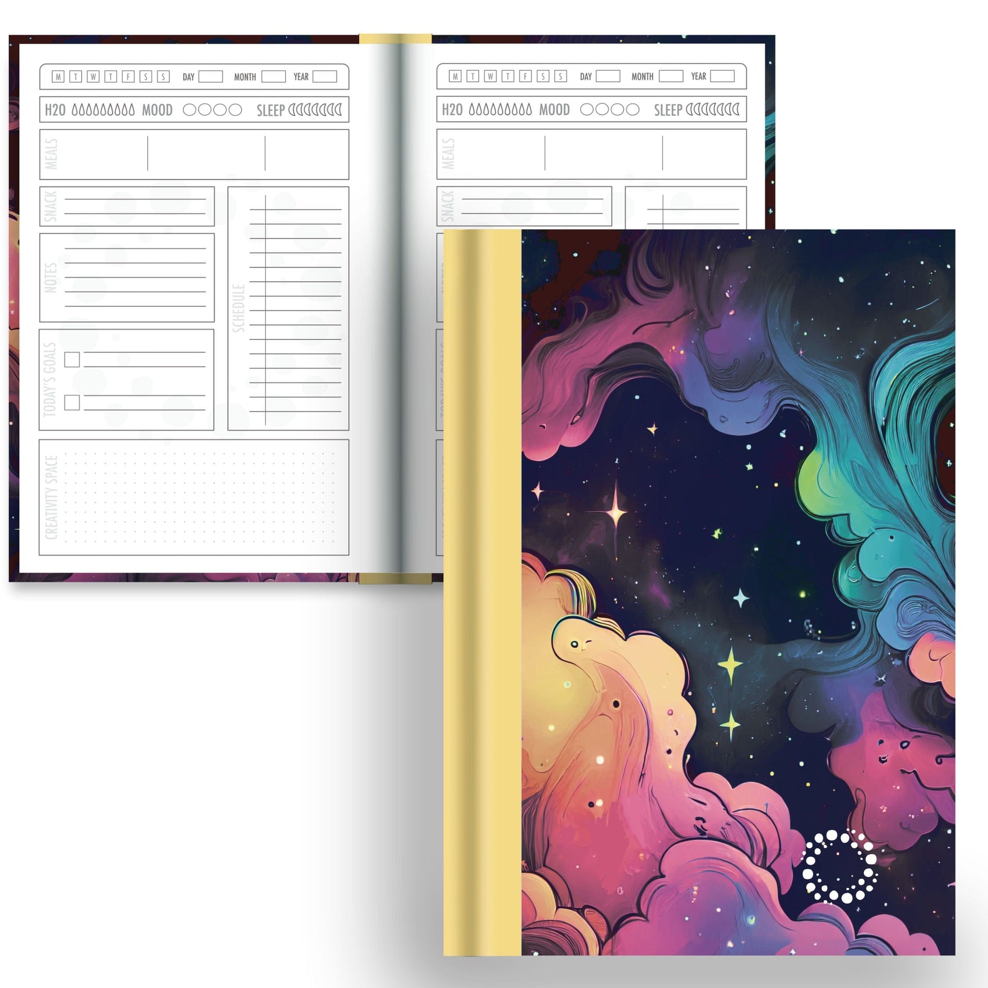Nebula - A5 Hardback Notebook - Daily Planner
