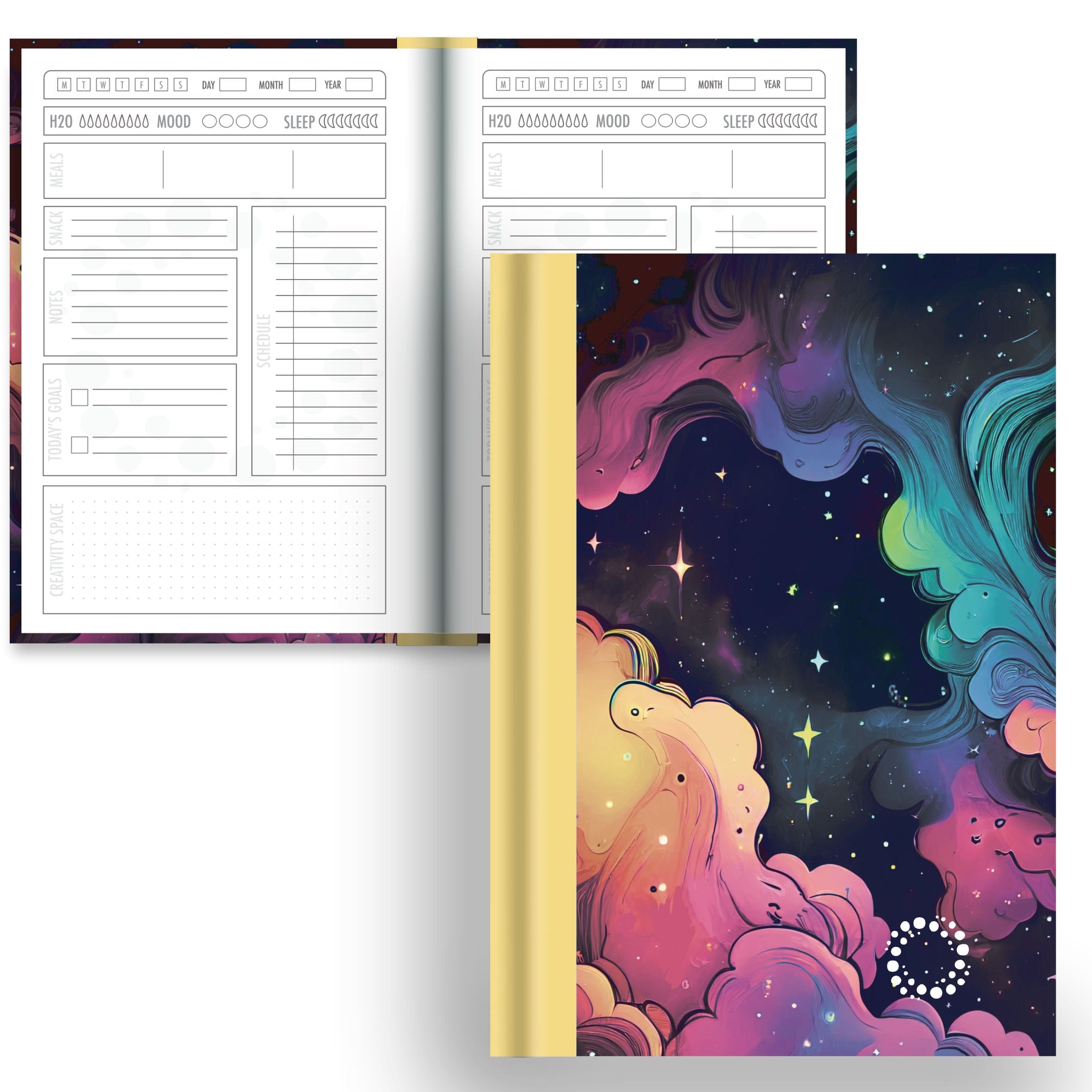 Nebula - A5 Hardback Notebook - Daily Planner