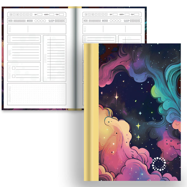 Nebula - A5 Hardback Notebook - Daily Planner
