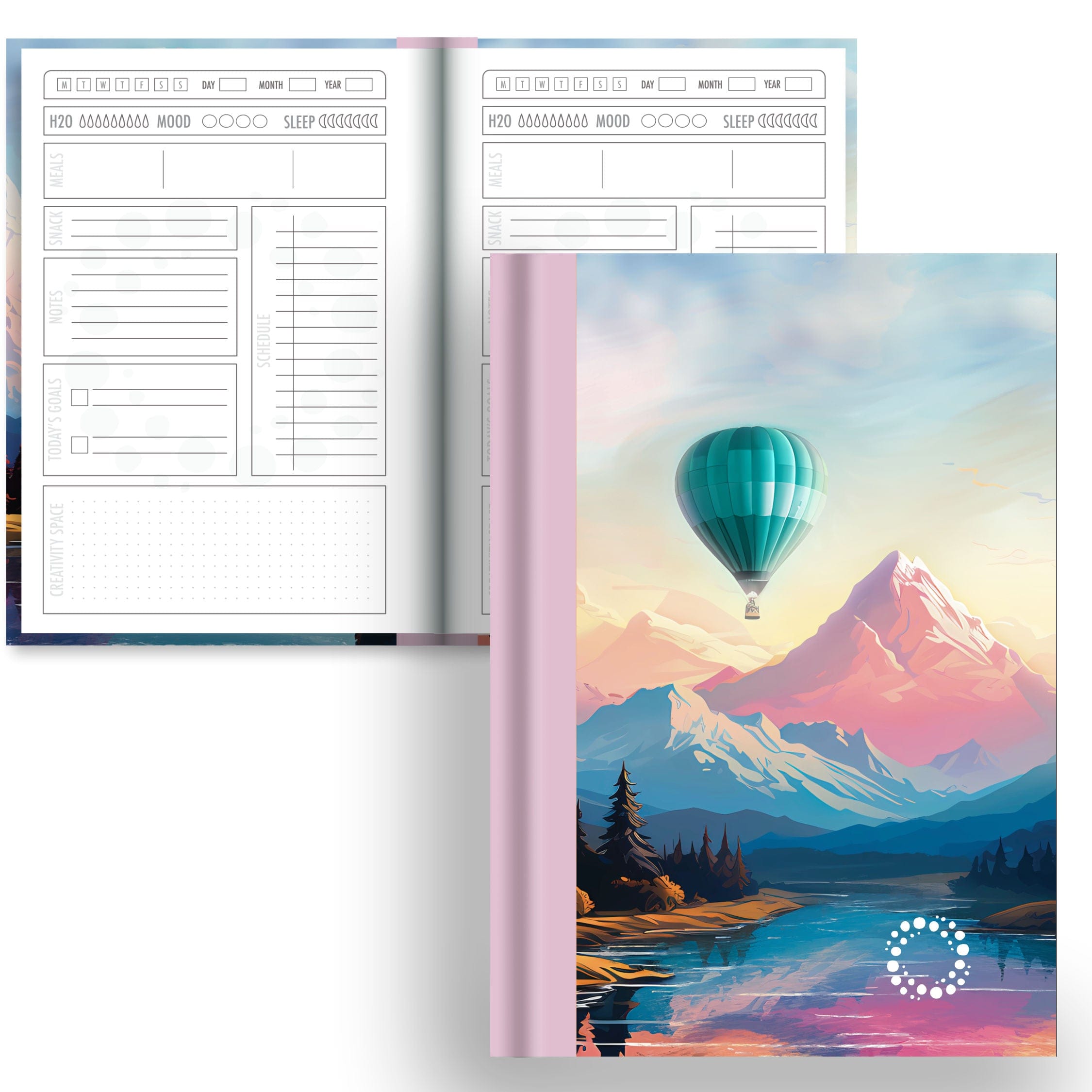 Zephyr - A5 Hardback Notebook - Daily Planner