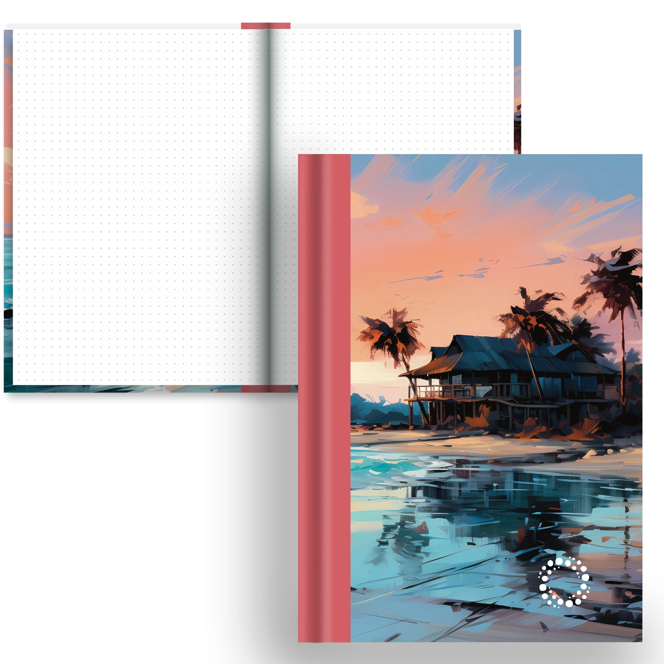 Atoll - A5 Hardback Notebook - Dot Grid