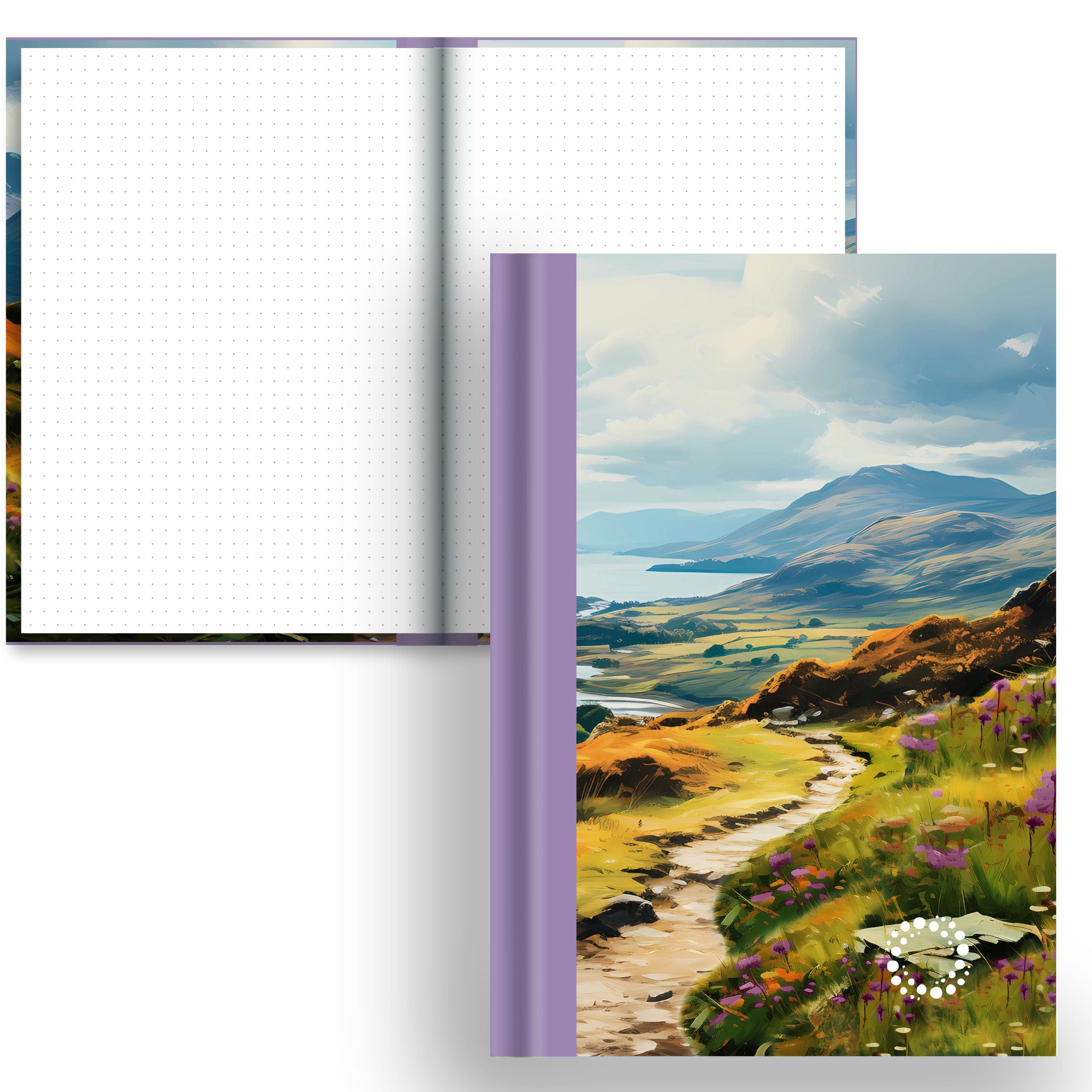 Glens - A5 Hardback Notebook - Dot Grid