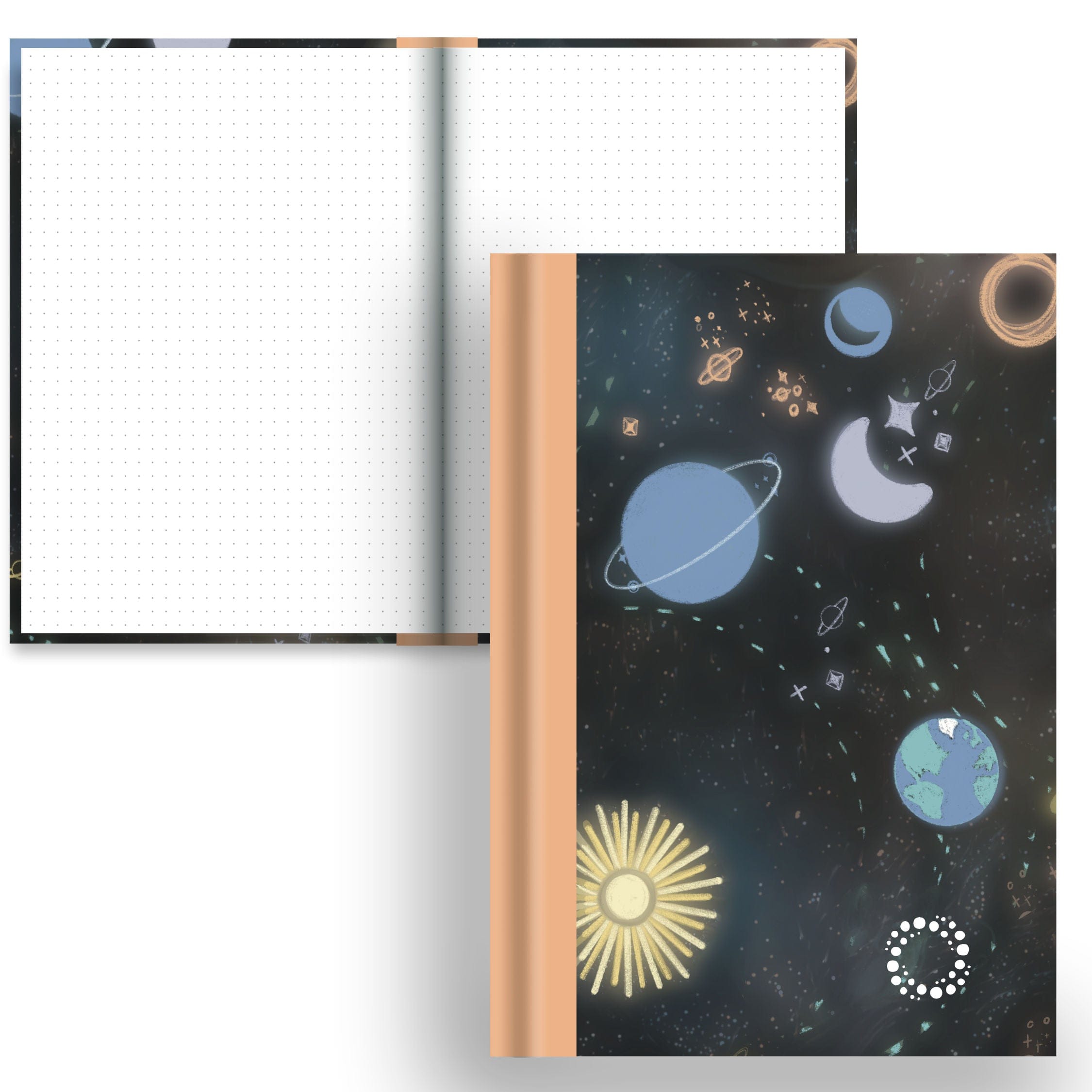 Intergalactic -  A5 Hardback Notebook - Dot Grid