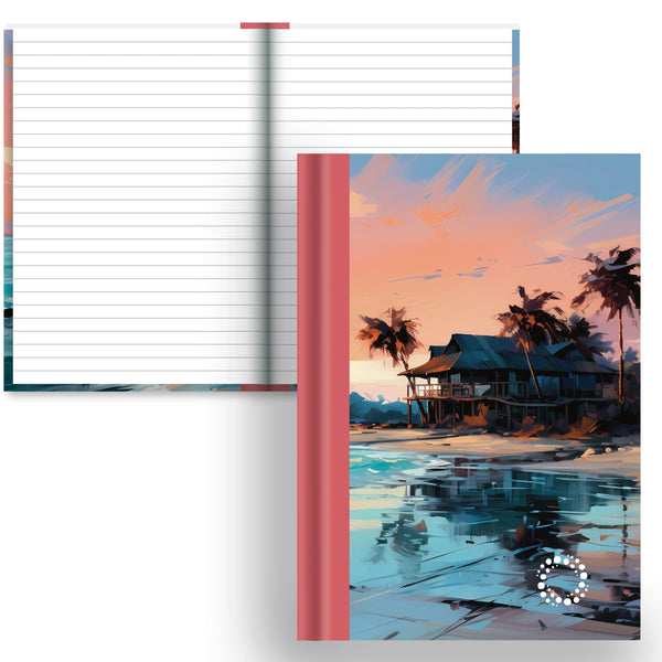 Atoll - A5 Hardback Notebook - Lined Paper