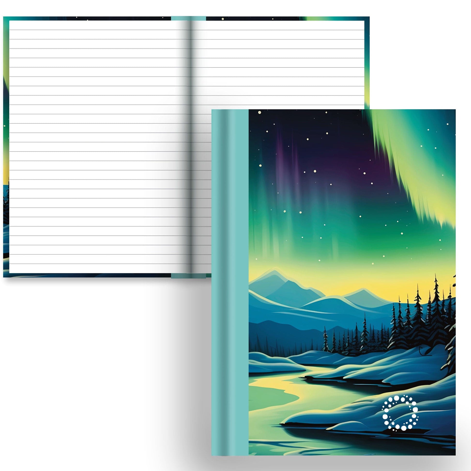 Aurora - A5 Hardback Notebook - Lined Paper