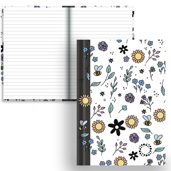 Bloom - A5 Hardback Notebook - Lined Paper