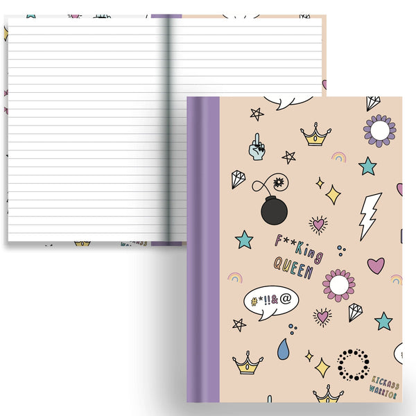 Inner Fire — Prude - A5 Hardback Notebook - Lined Paper