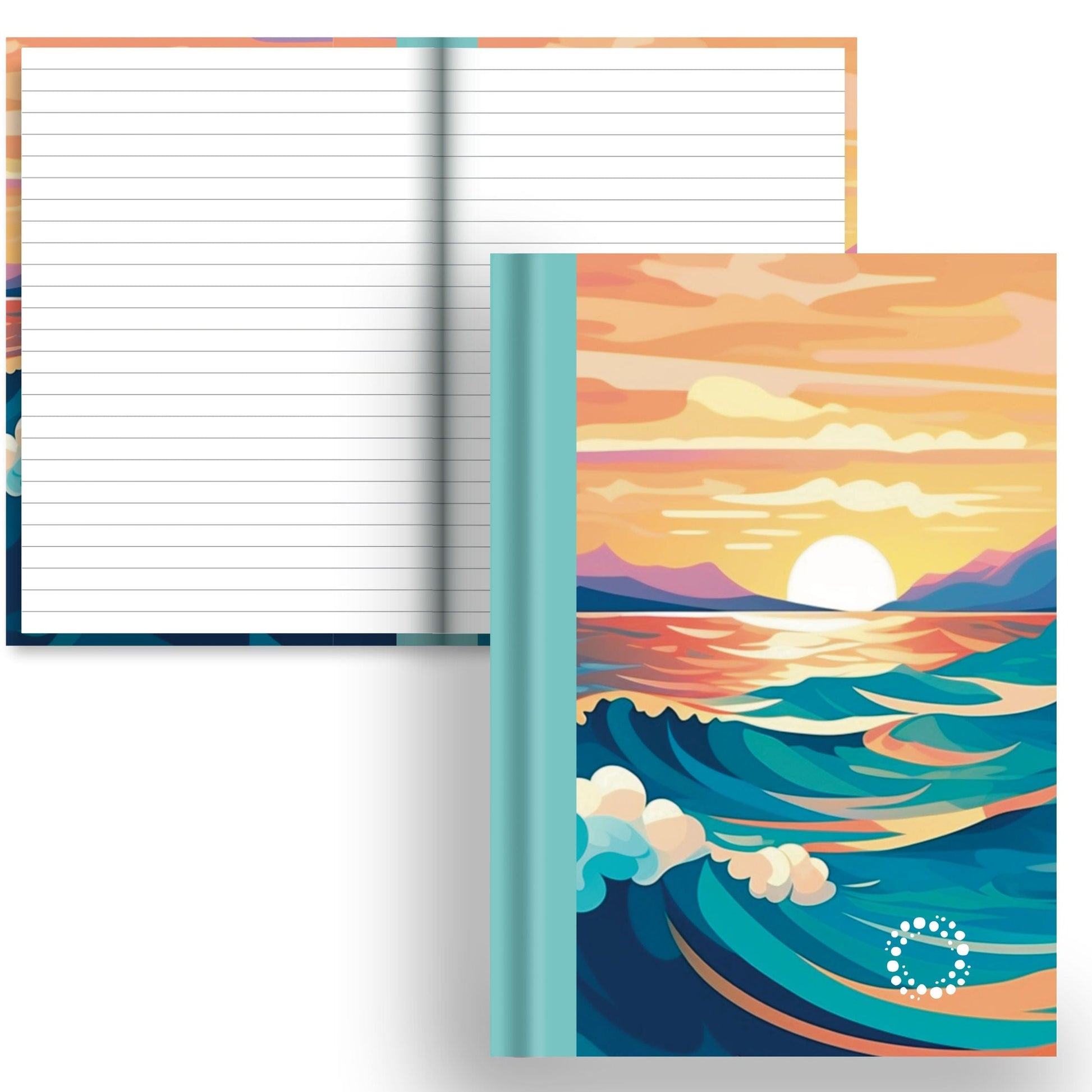 Poseidon - A5 Hardback Notebook - Lined Paper