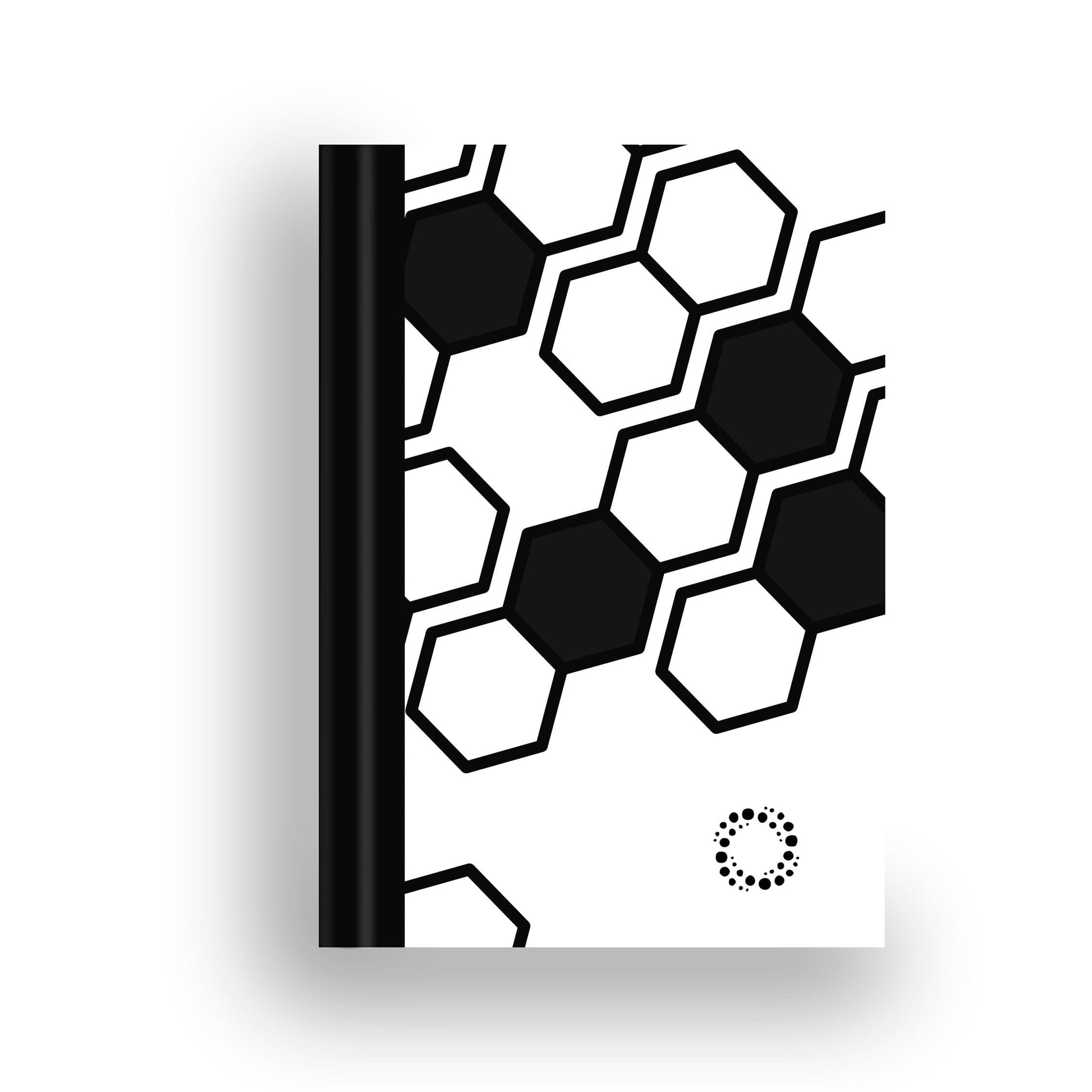 Monochrome -  A5 Hardback Notebook - Daily Planner