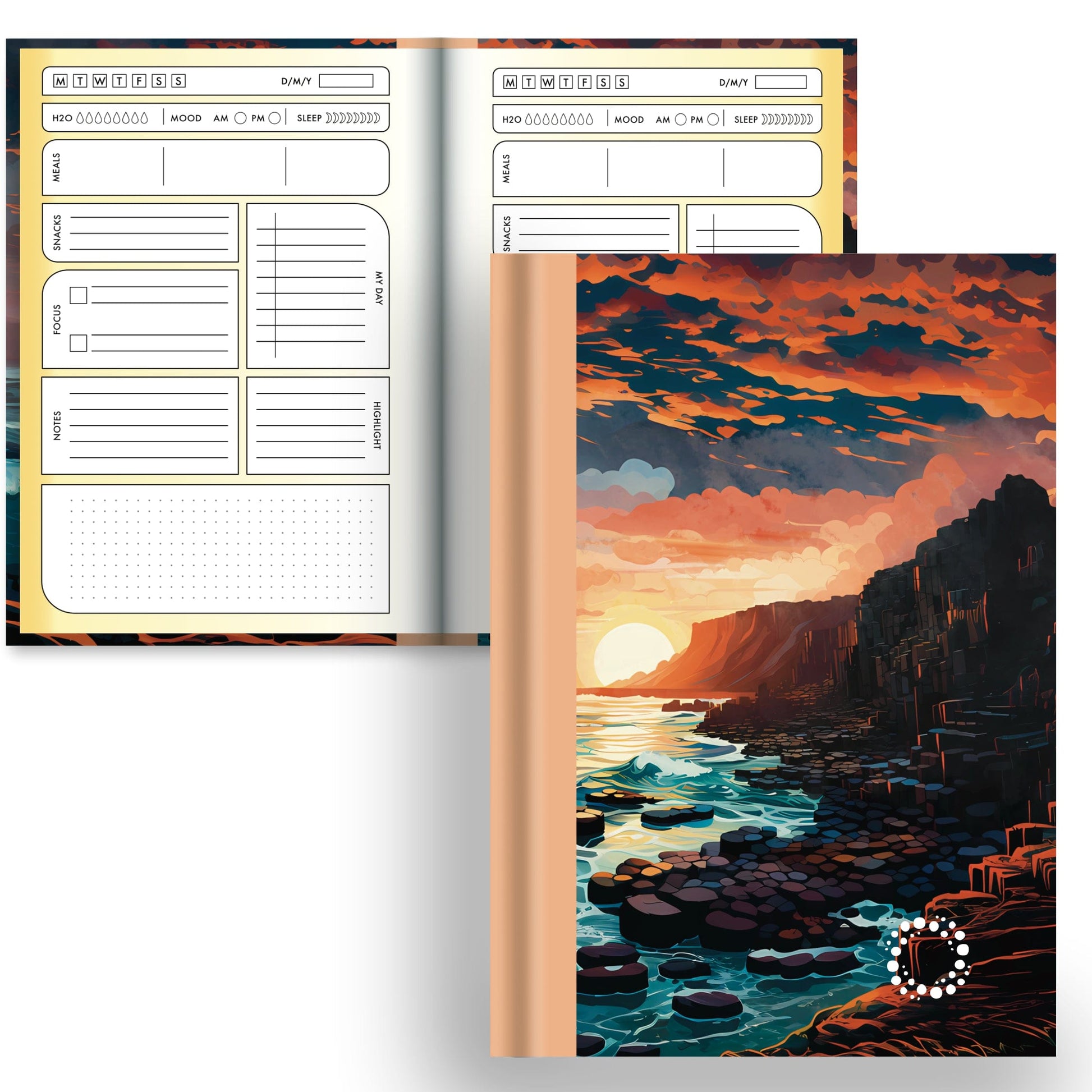 Causeway - A5 Hardback Notebook - Planner & Dot
