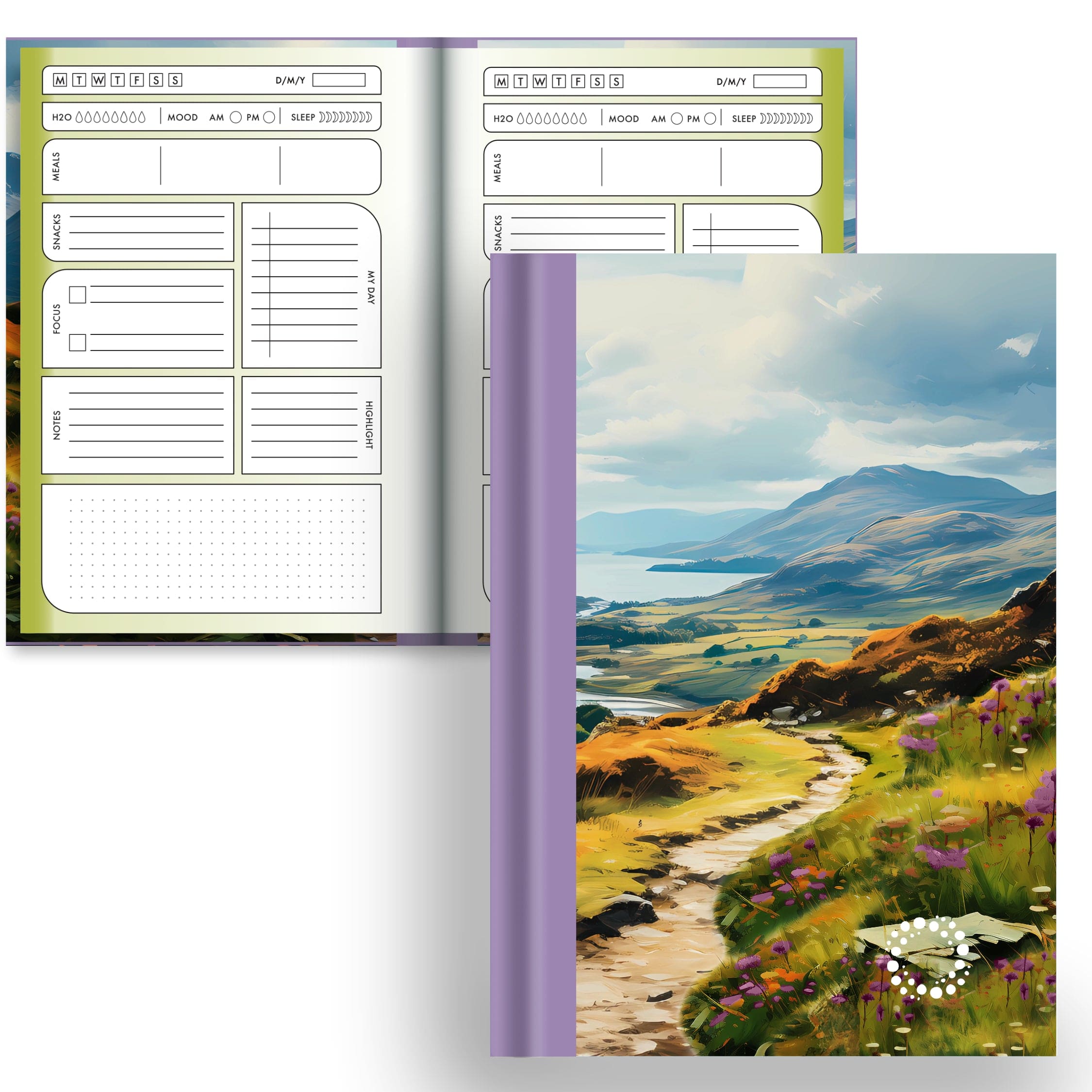 Glens - A5 Hardback Notebook - Planner & Dot