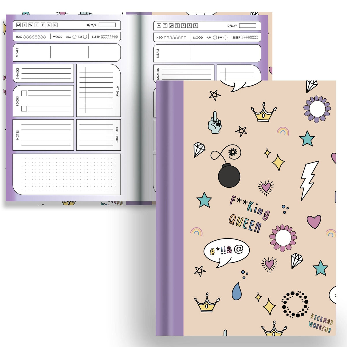 Inner Fire — Prude - A5 Hardback Notebook - Planner & Dot