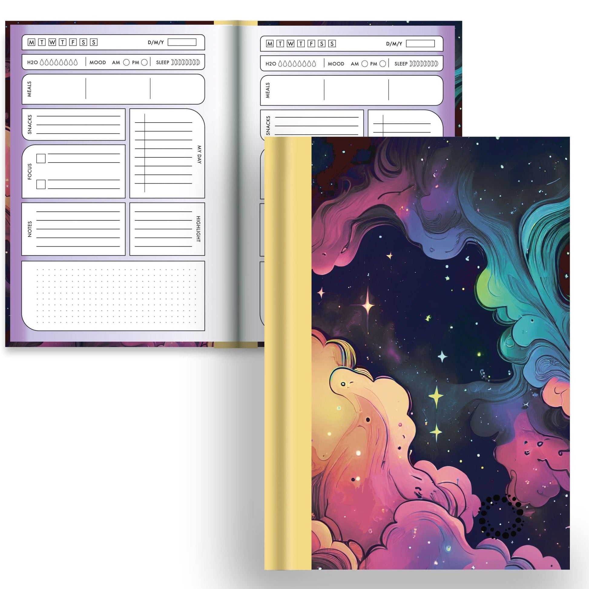 Nebula - A5 Hardback Notebook - Planner & Dot