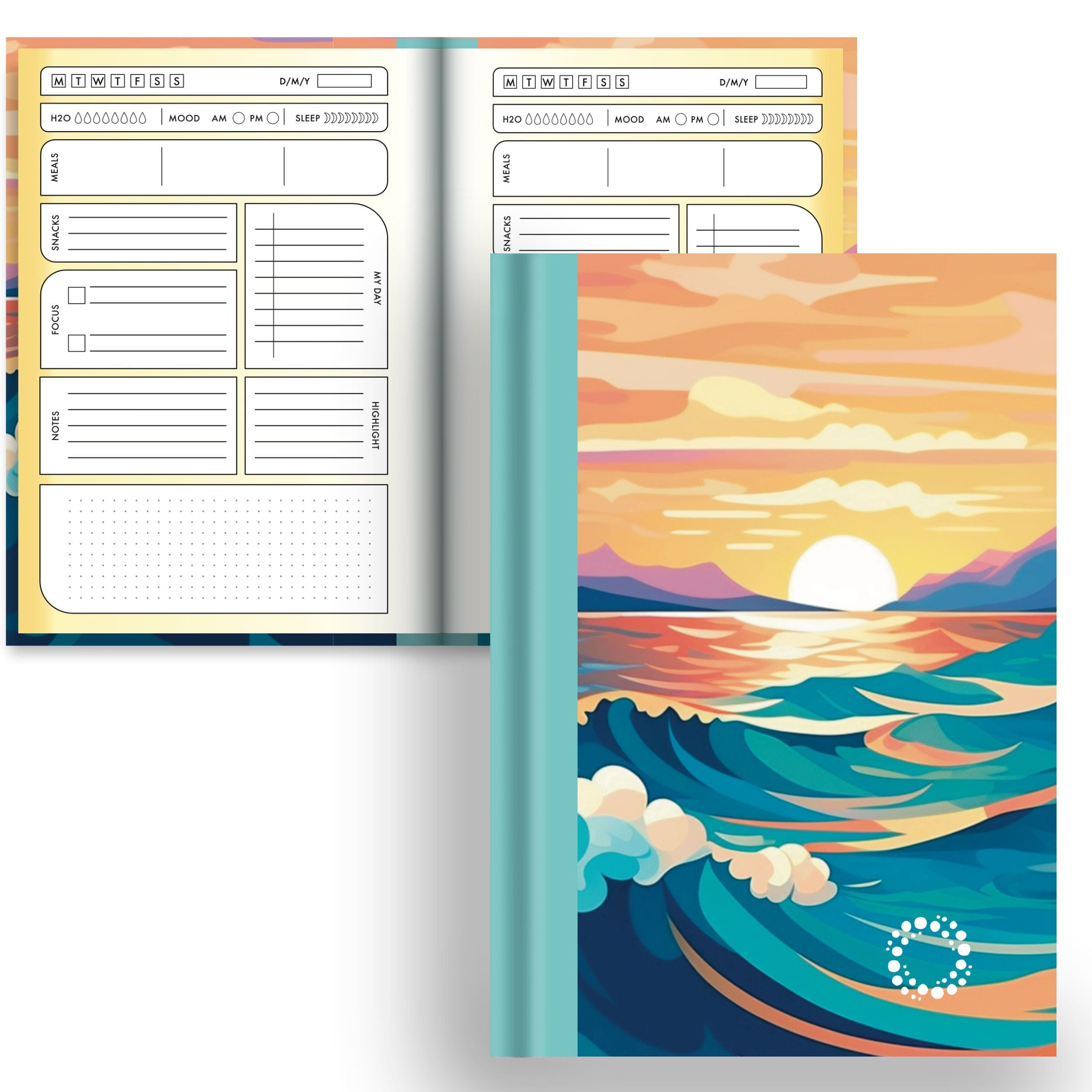 Poseidon - A5 Hardback Notebook - Planner & Dot