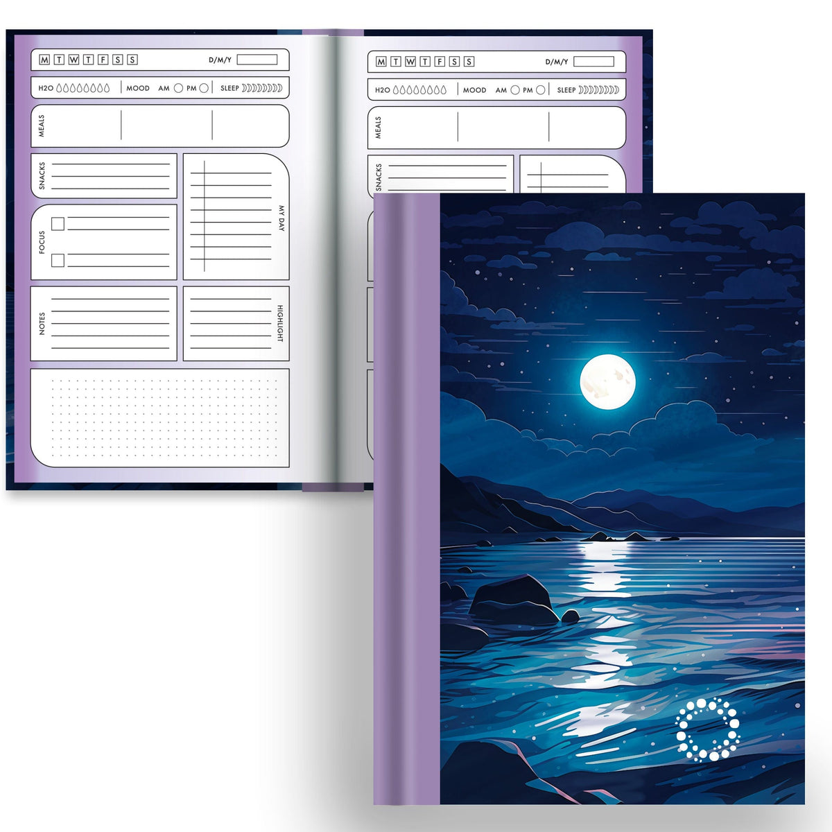 Serenity - A5 Hardback Notebook - Planner & Dot