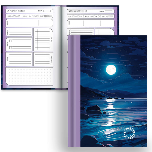 Serenity - A5 Hardback Notebook - Planner & Dot