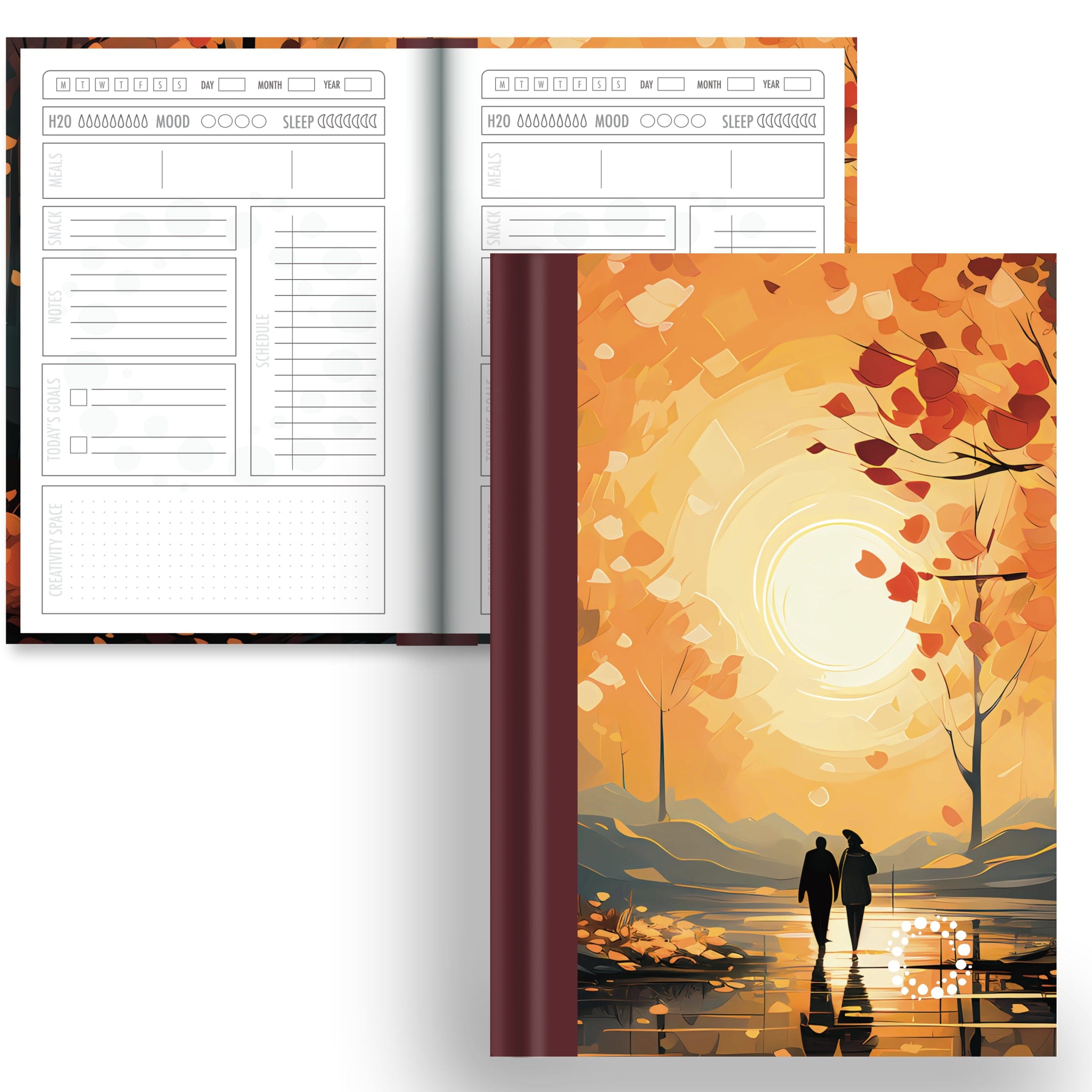 Rustle - A5 Hardback Notebook - Daily Planner