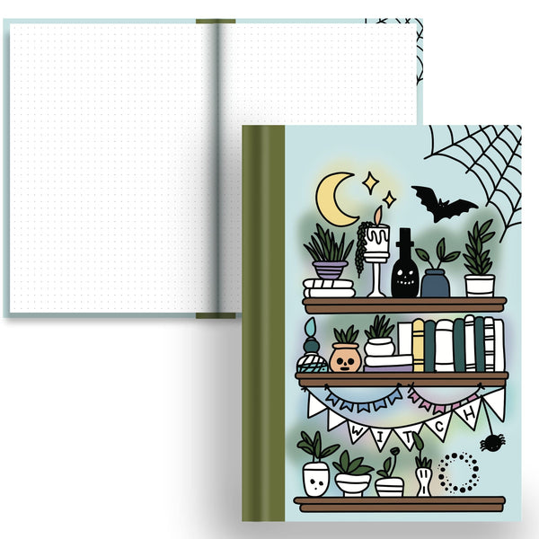 Salem - A5 Hardback Notebook - Dot Grid